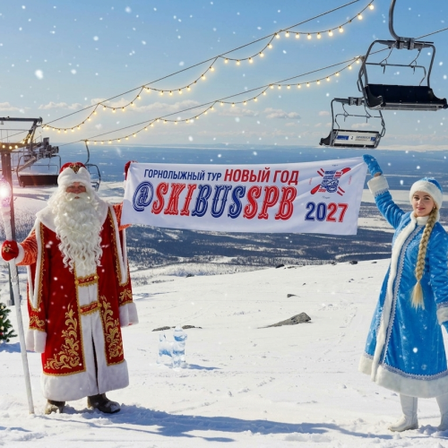 Горнолыжный тур Новый год 2027 в Хибины